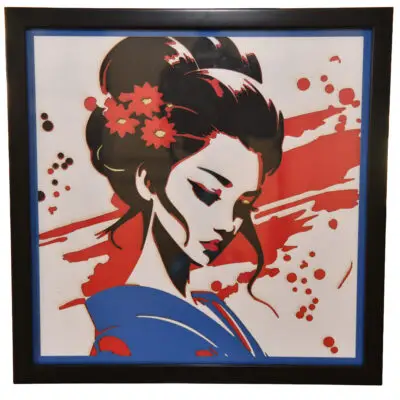 multicouches-papier-geisha-02.jpg Geisha aux fleurs rouges