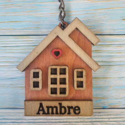 Porte‑clé maison – Personnalisable en ligne